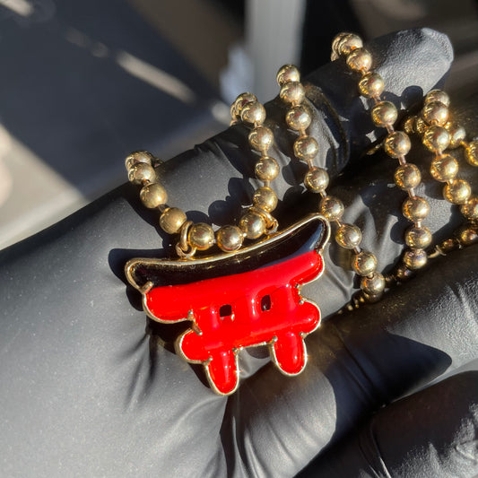 Tori Gate Pendant by Seigaiha Glass