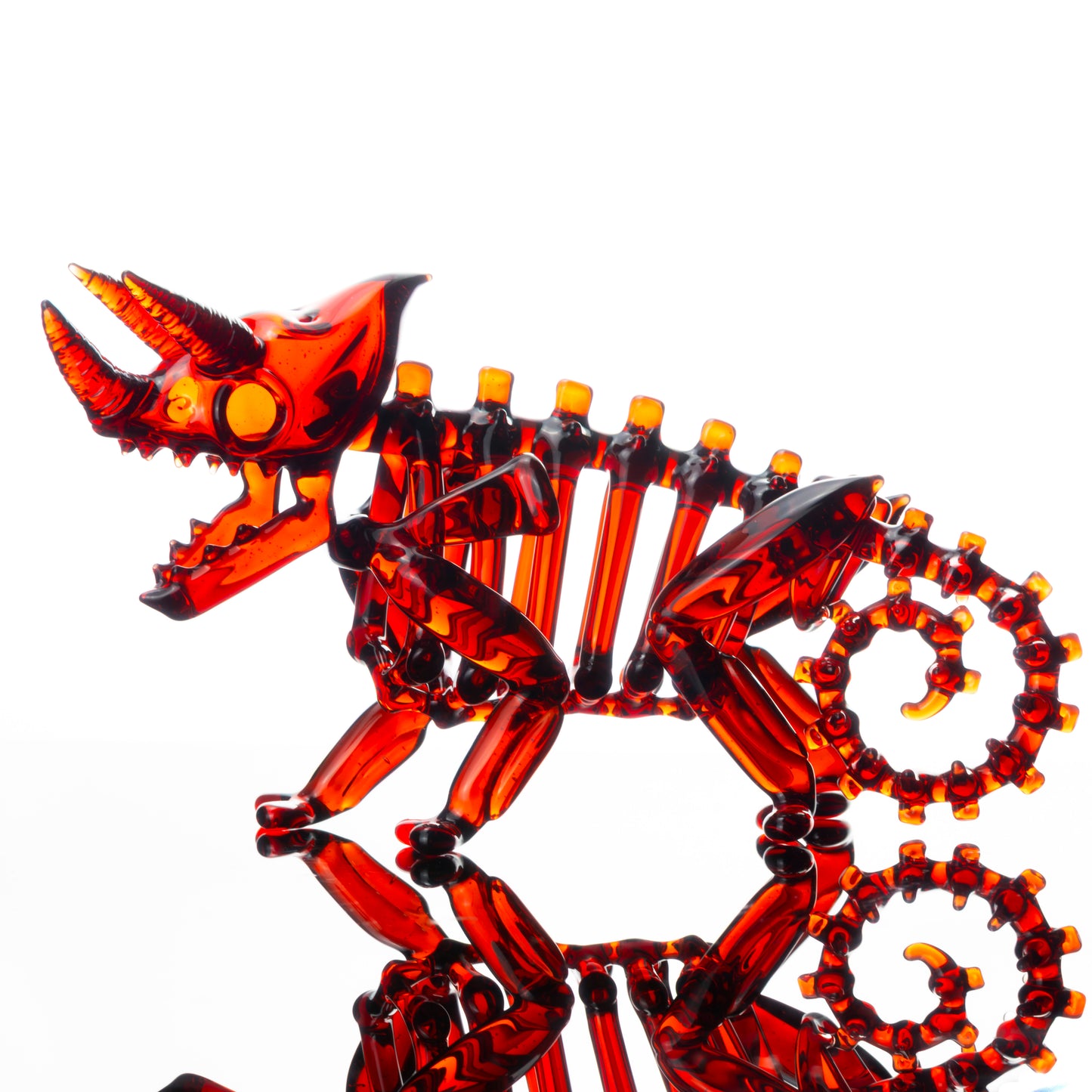 Akio Jackson Chameleon Skeleton Sculpture
