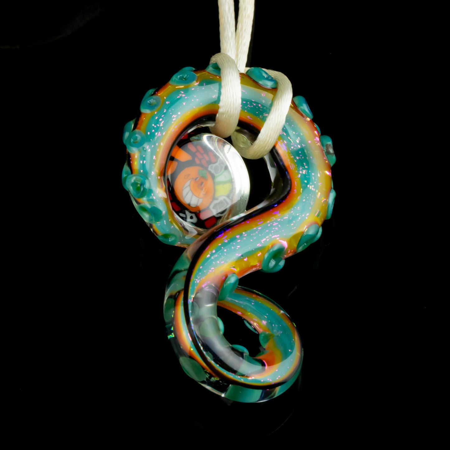 Tile Tentacle "S" Pendant by Wicked Glass x GROE x Atomik (Got the Juice Vol. 3)