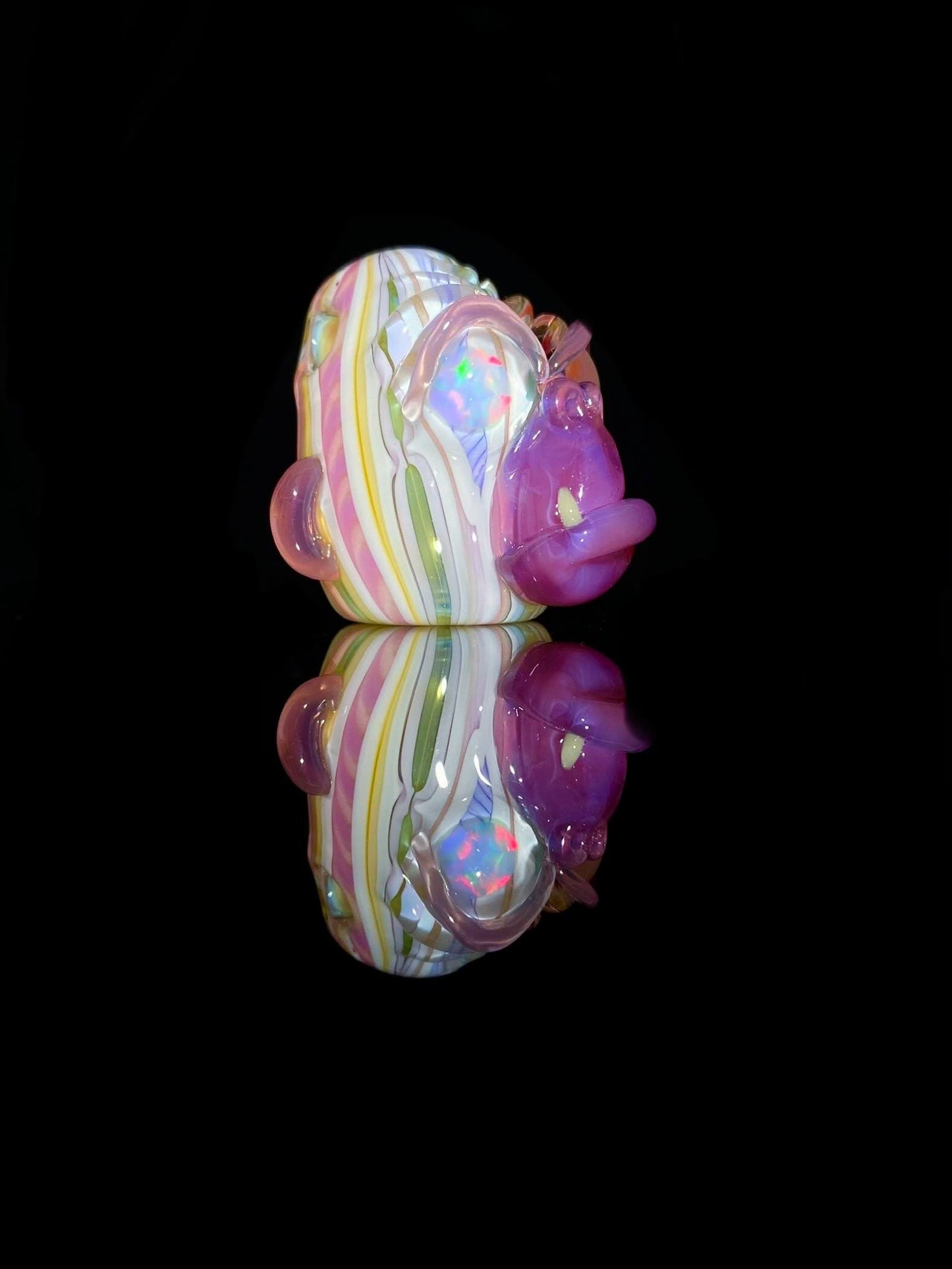 Snaggletooth Pendant by Firefly Glass x Trip A (Coogi Zoo)