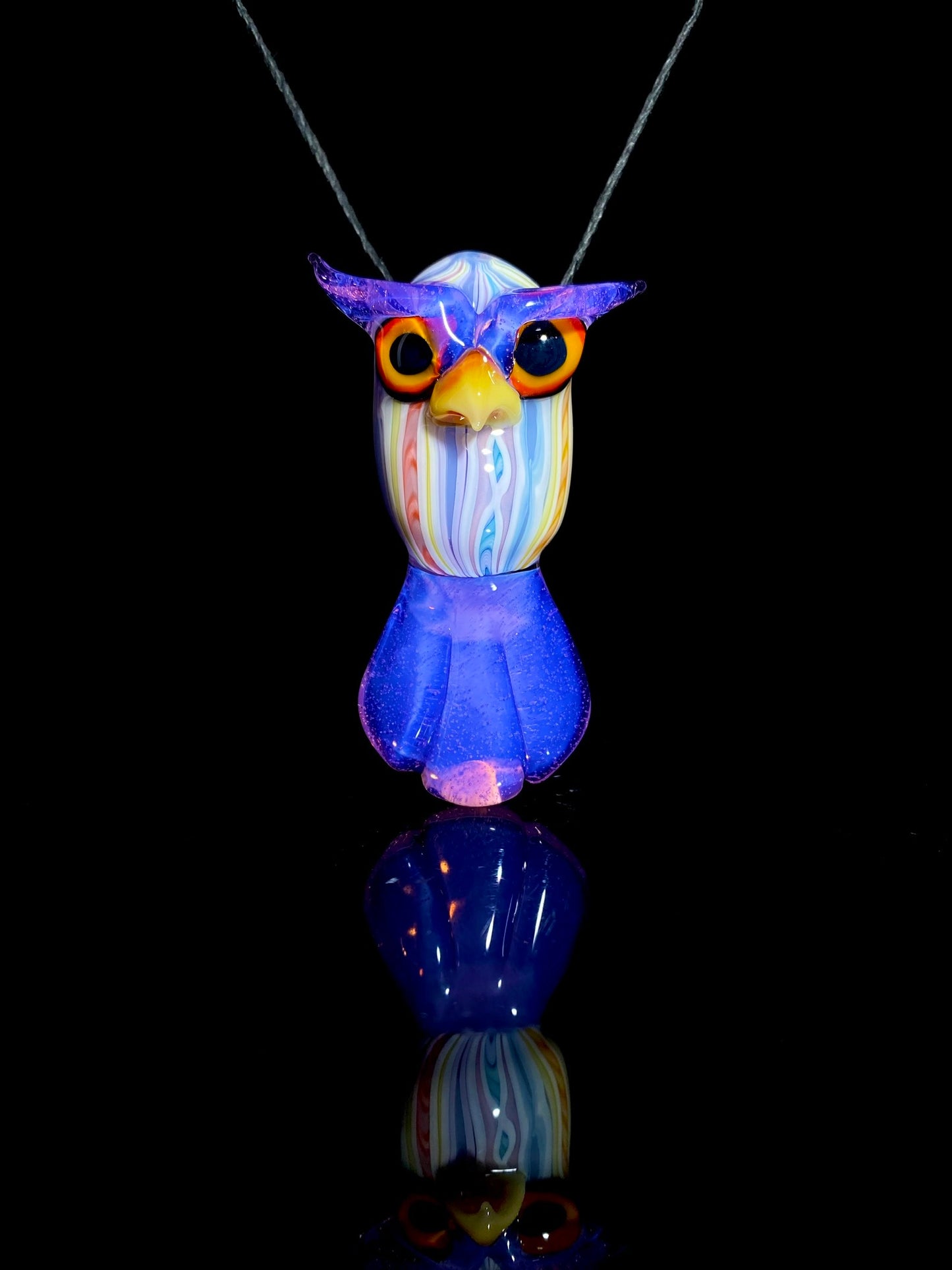 Pastel Owl Pendant by Shack Man Glass x Trip A (Coogi Zoo)