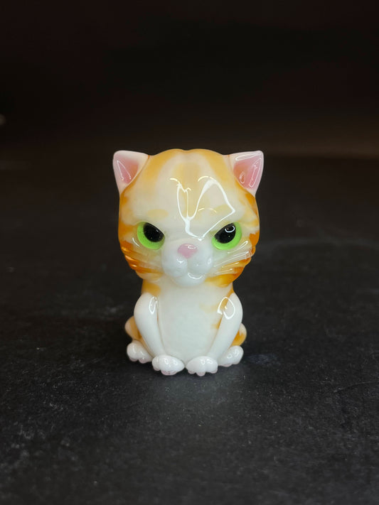 innovative glass pendant - Kitty Pendant (A) by Nathan Belmont (2023)
