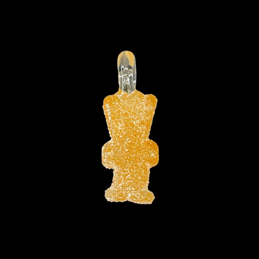 Orange Sour Gummy Kid Pendant by Emperial Glass (2024)