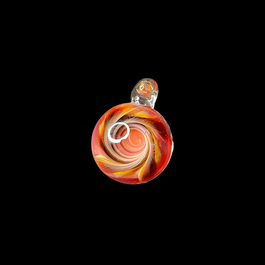Gold Fume Pendant (A) by Green Glass