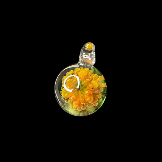 Gold Fume Pendant (B) by Green Glass