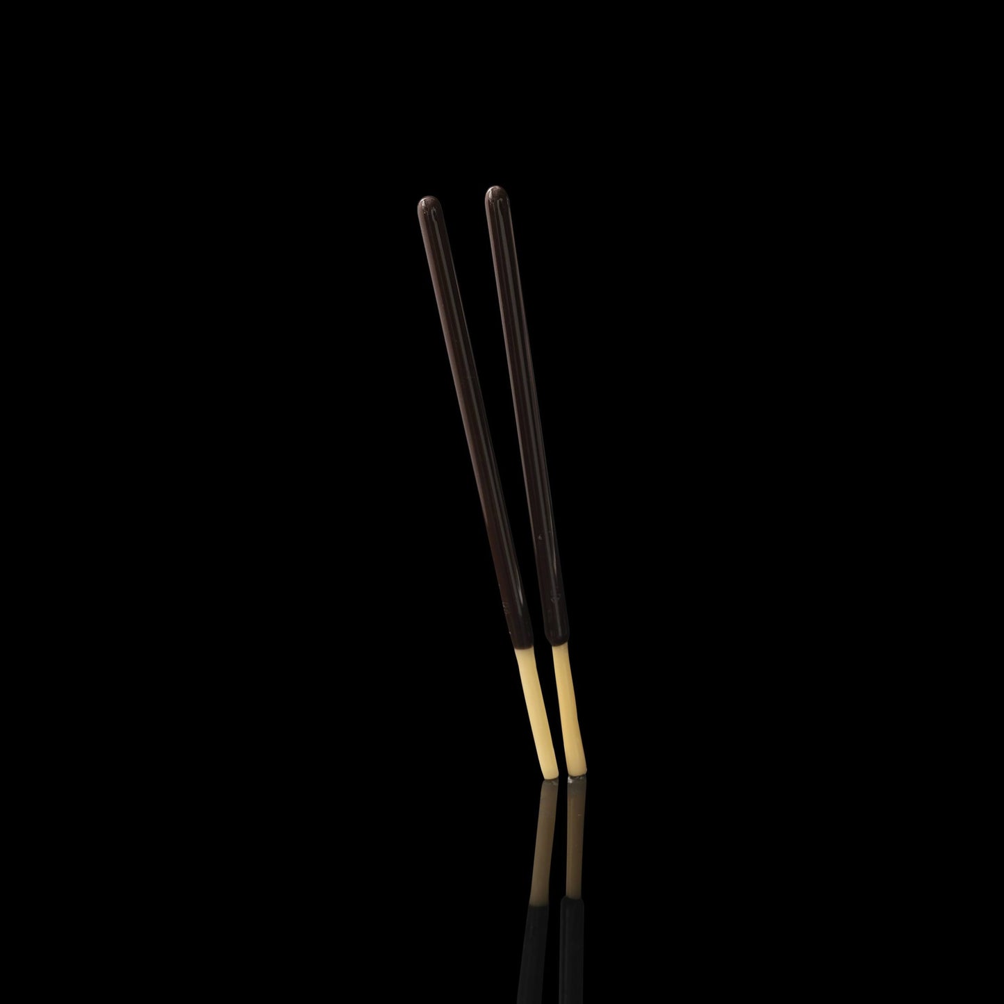 hand-blown art piece - Chocolate Pocky Sticks by Sakibomb (2023)