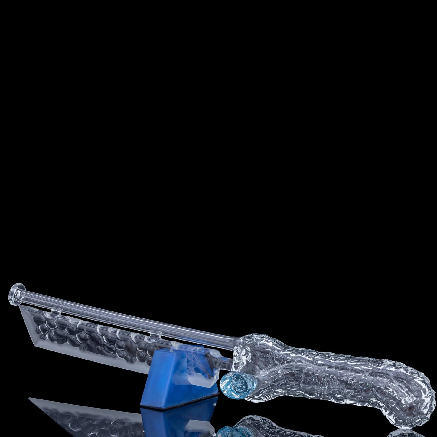 Crystal Ice Combat Knife by Chaka Glass x Mad Machete Matt