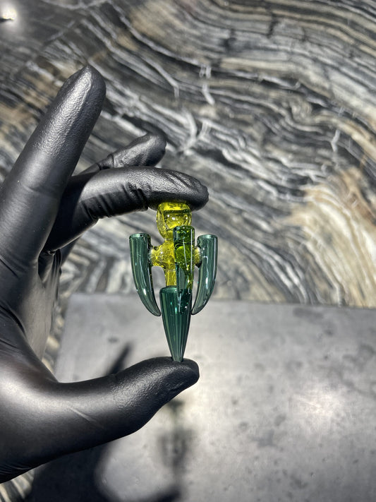 meticulously crafted art piece - Solo Amulet (C) by Avatar Glass