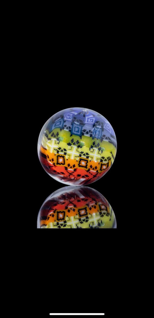 artisan-crafted art piece - Slurper Marble (J) by Crunklestein (Trinkets & Tokens 2022)