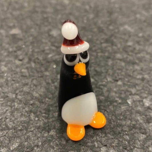 innovative art piece - Penguin Minion Figurine (B) by Chaka Glass (Trinkets & Tokens 2022)