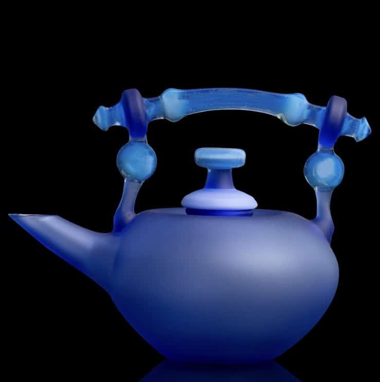 luxurious art piece - Blue Teapot & Cup Set by Jesse Whipkey (2023 Release)