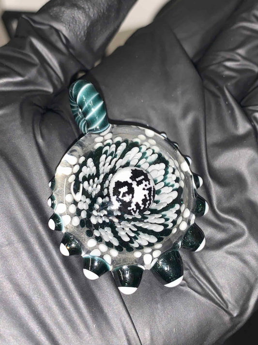 hand-blown glass pendant - Blues Brothers Pendant by Ben Birney