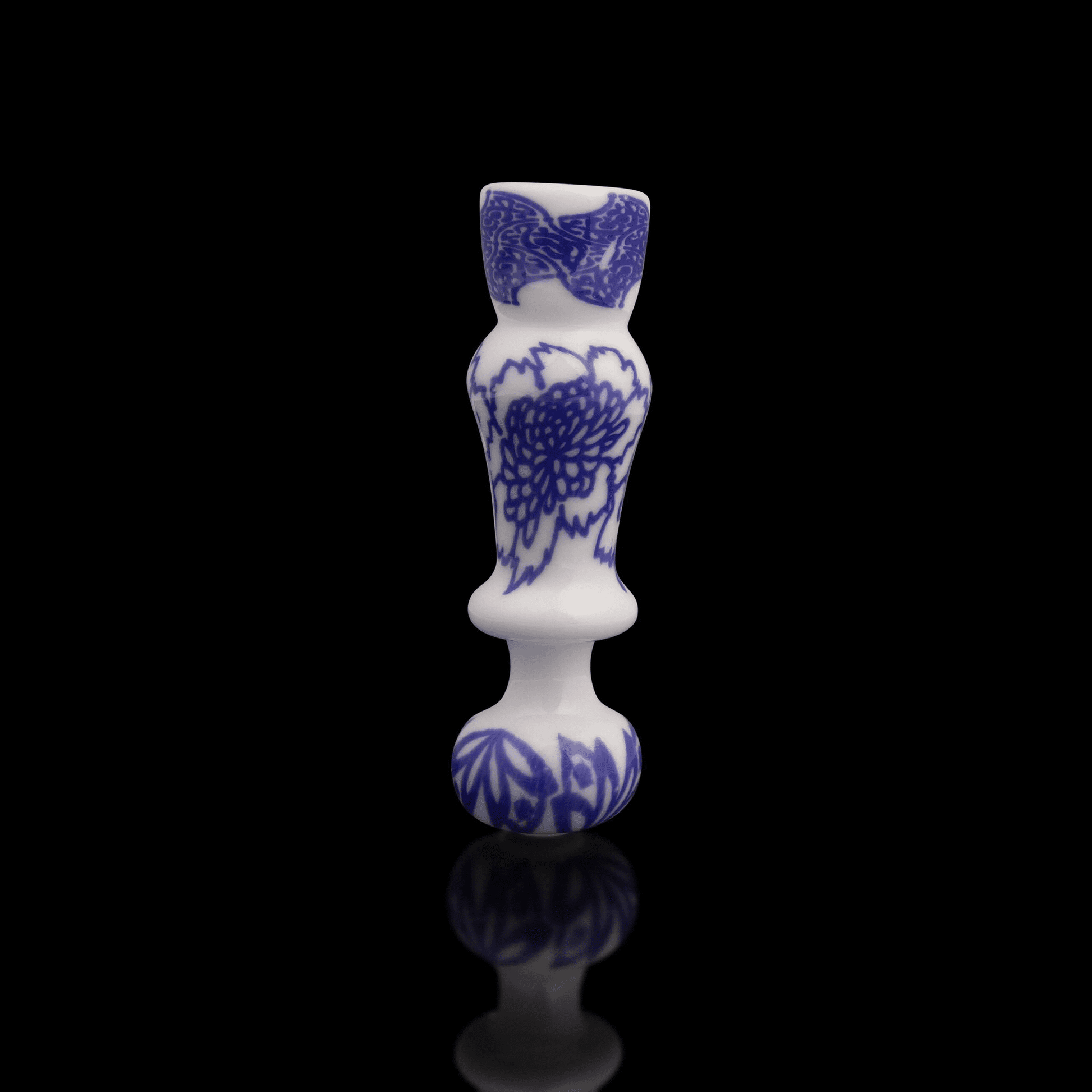 innovative art piece - Chinoserie Chillum (C) by Kurt B (Trinkets & Tokens 2022)