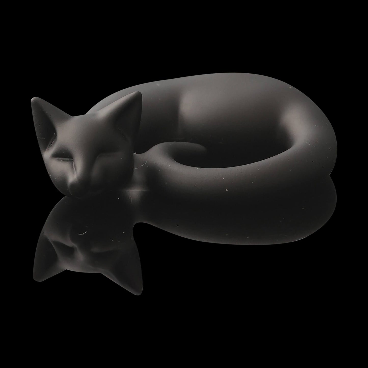 exquisite glass pendant - Frosted Eclipse Mini Sleeping Kitty Pendant by Spiller Woods (2023)