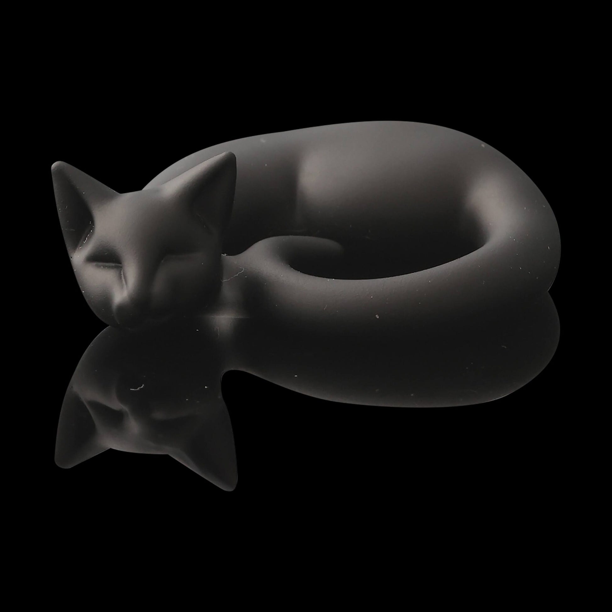 exquisite glass pendant - Frosted Eclipse Mini Sleeping Kitty Pendant by Spiller Woods (2023)