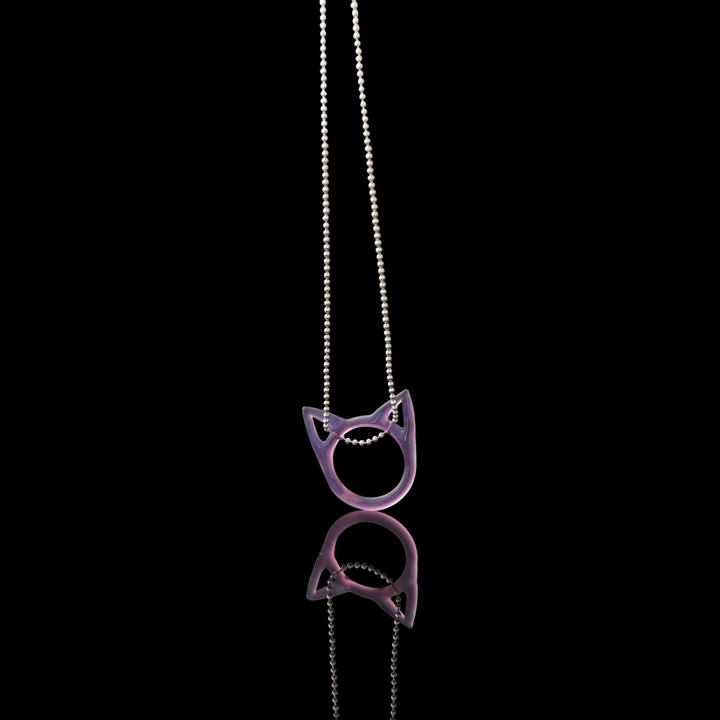 sophisticated glass pendant - Royal Jelly Kitty Face Pendant by Spiller Woods (2023)