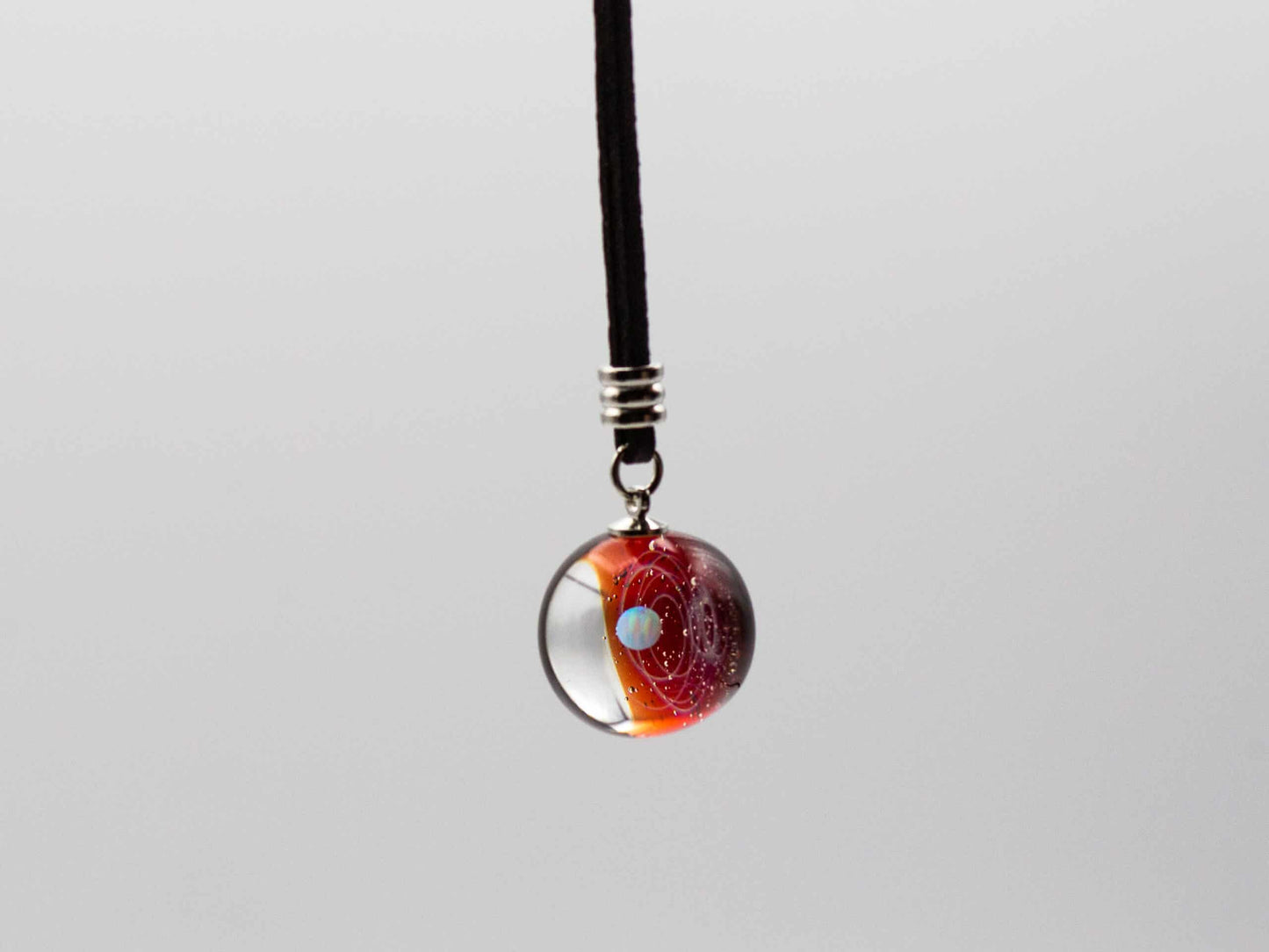 innovative glass pendant - Small Red Space Pendant by ColorWorks