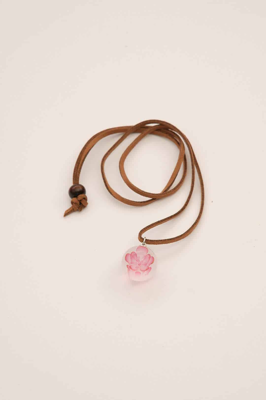 heady glass pendant - (CS4) Small White Cherry Blossom Pendant by ColorWorks
