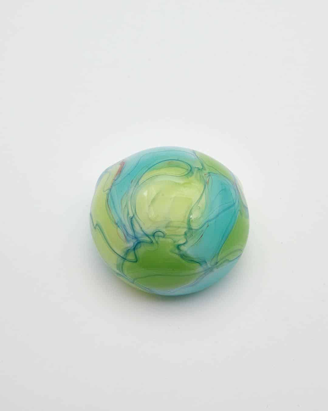 hand-blown glass pendant - Disc Pendant by Scomo