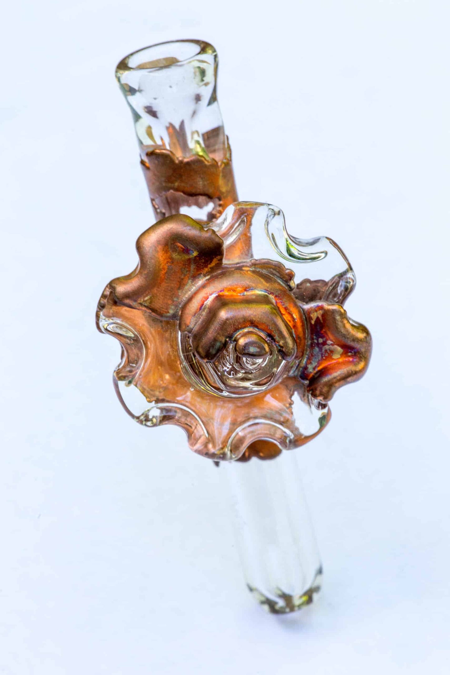 meticulously crafted art piece - Copper/Glass Onie by Snic Barnes x Zach P