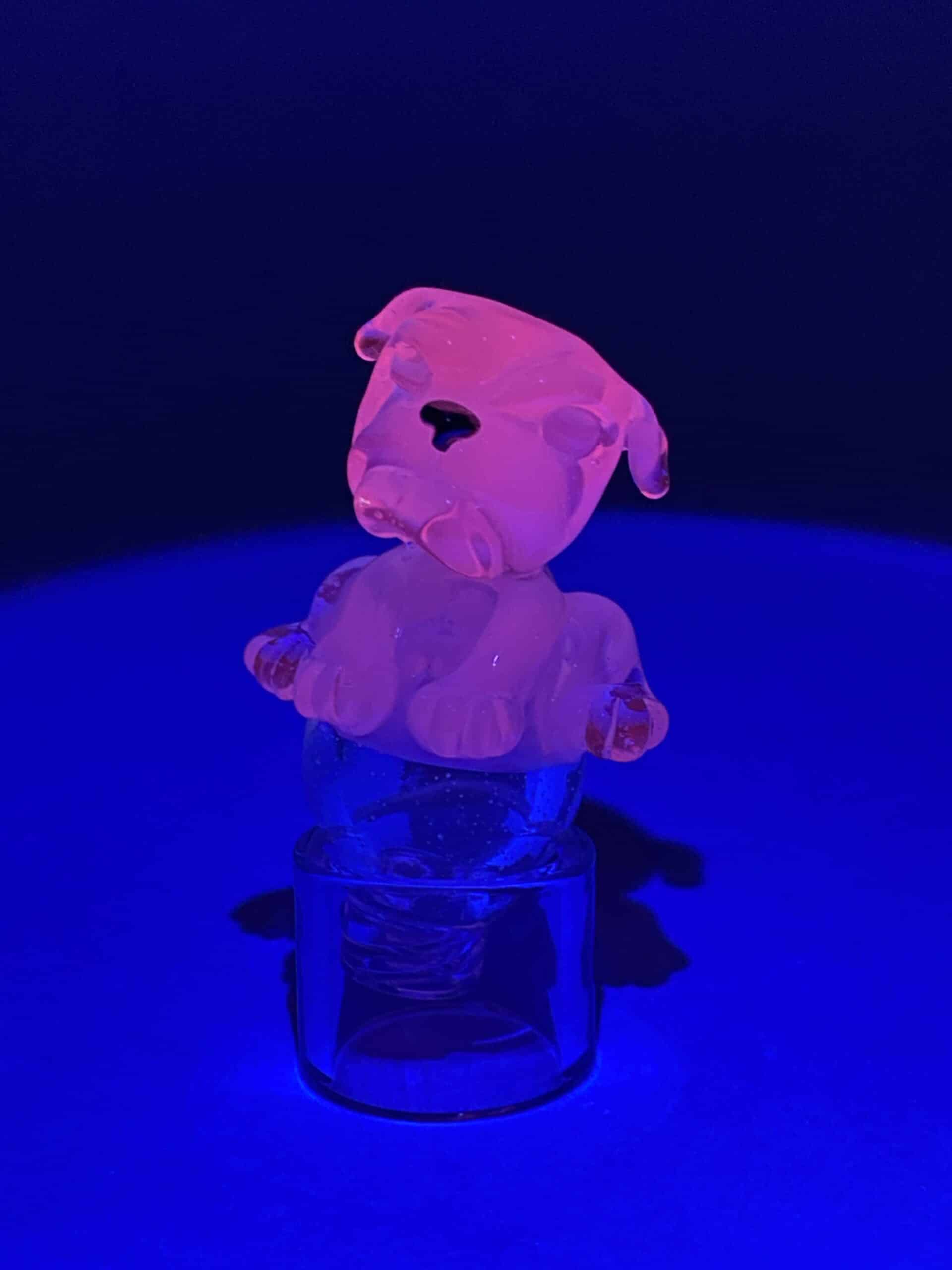 stylish design of the Glowstick UV Bullie Spinner Carb Cap by Swanny