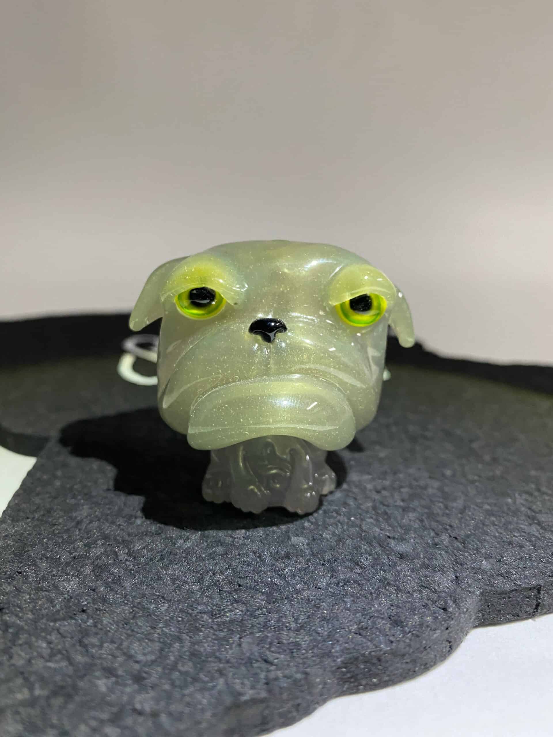 innovative glass pendant - Millie Eyes Blue Hulk Bobblehead Pendant by Swanny
