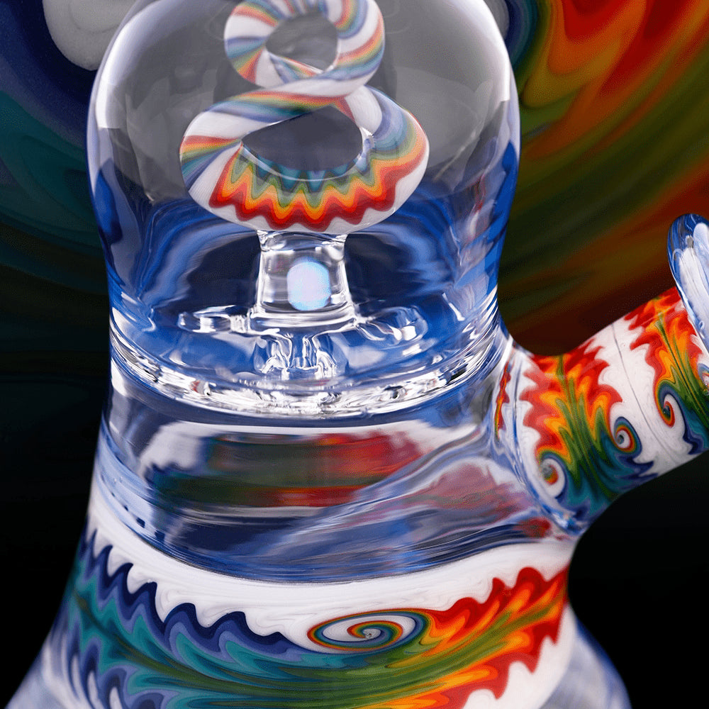 innovative glass pendant - Rainbow Wig Wag Infinity Tube Set by NateyLove (w/ Pendant & Signed Pelican Case)