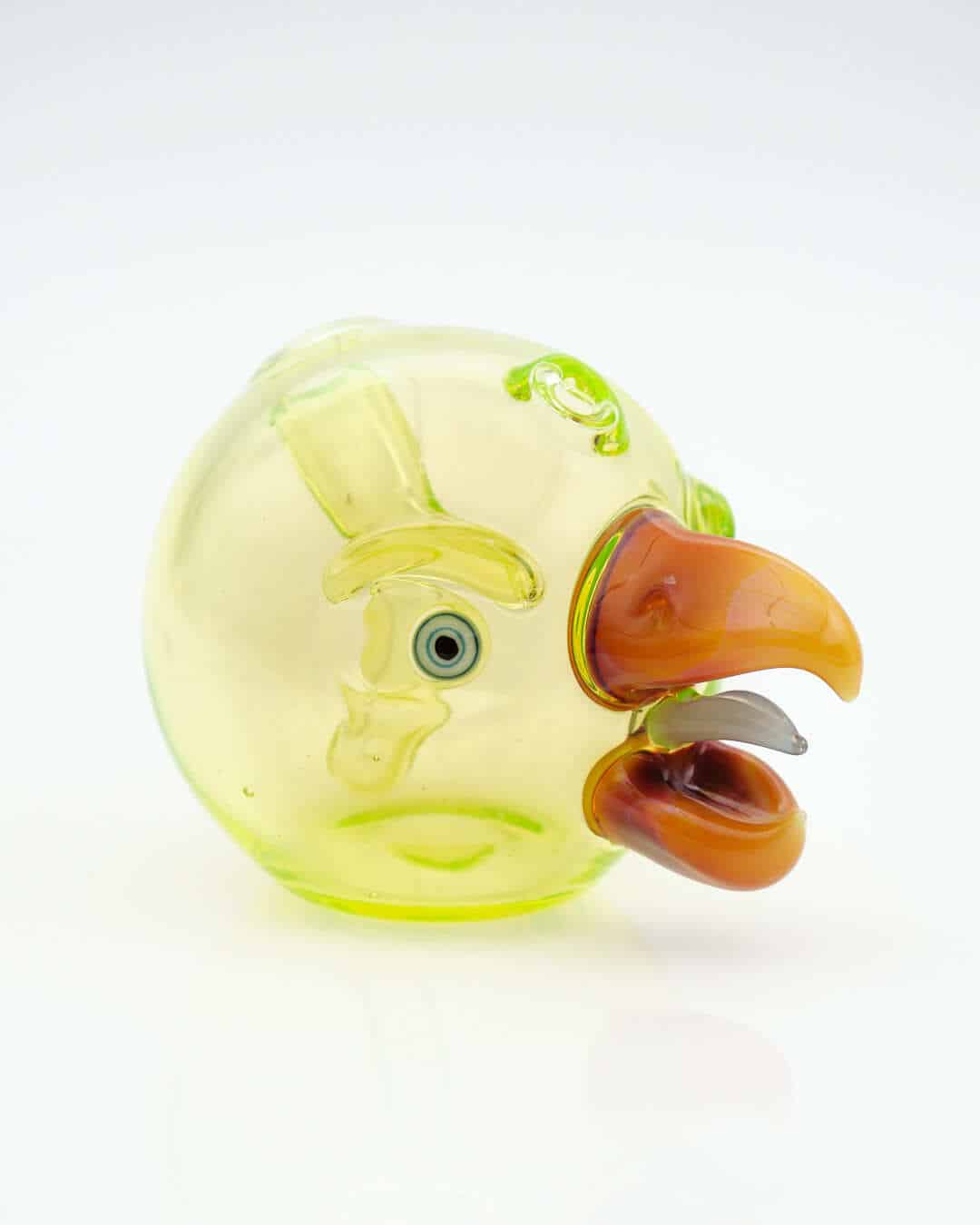 hand-blown design of the Illuminati Angry Bird Rig by Burtoni