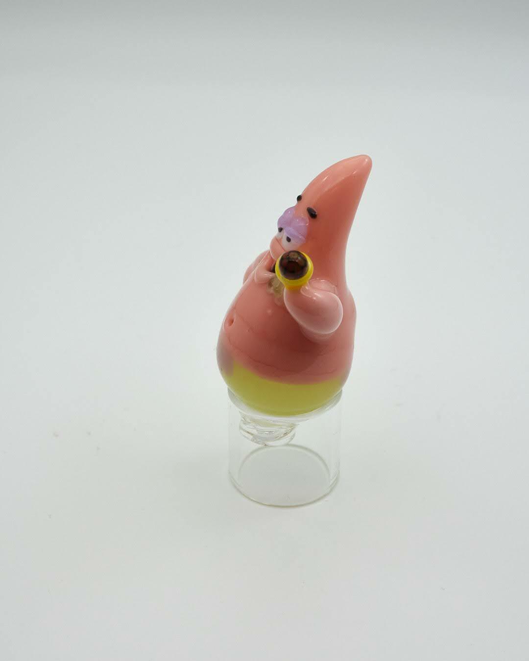 premium quality design of the Patrick Star Spinner Carb Cap by Saiyan Glass