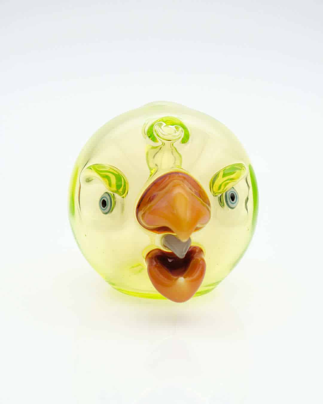 hand-blown design of the Illuminati Angry Bird Rig by Burtoni
