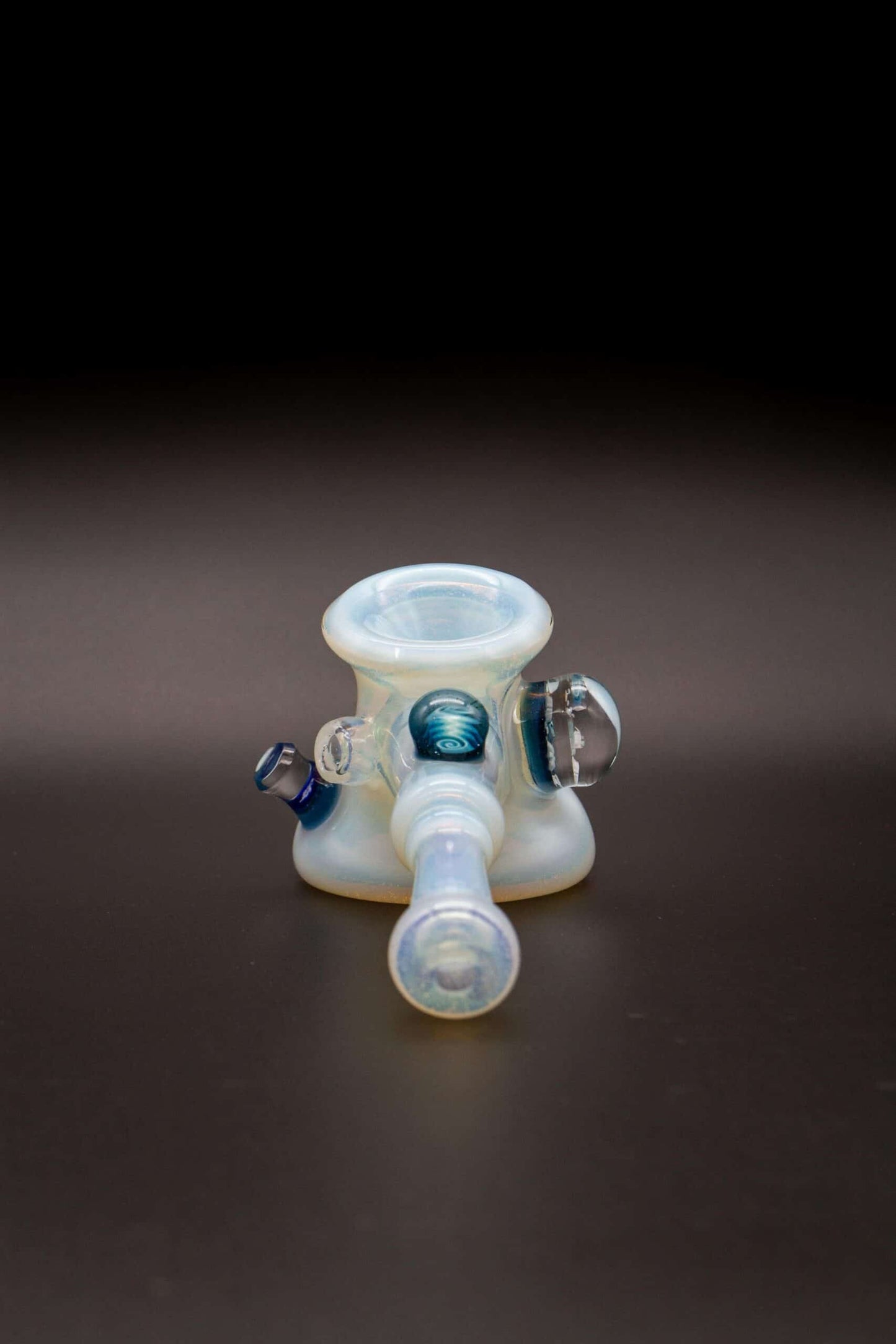 meticulously crafted art piece - Whiteout Dry Hammer by Chaka Glass