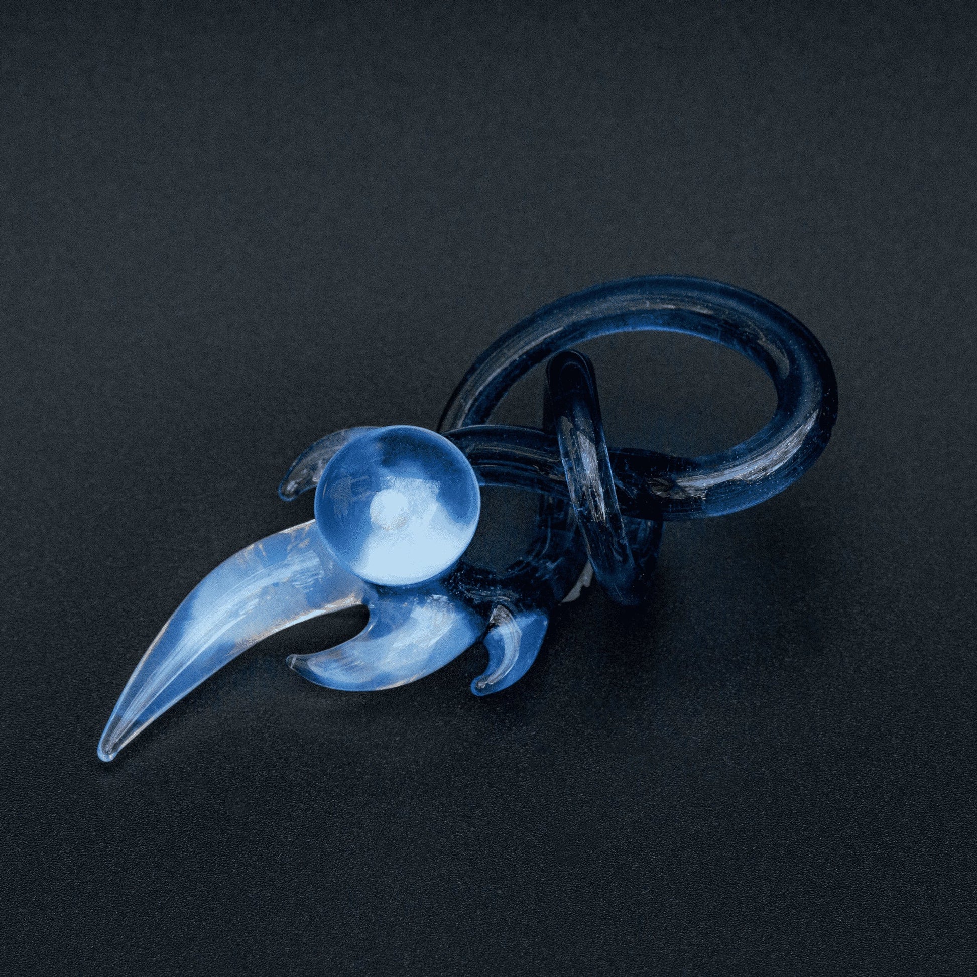 heady glass pendant - Blue Pendant by Cambria Glass