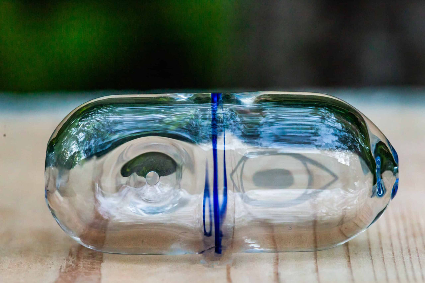 innovative design of the Clear Pill Hand Pipe by JAG