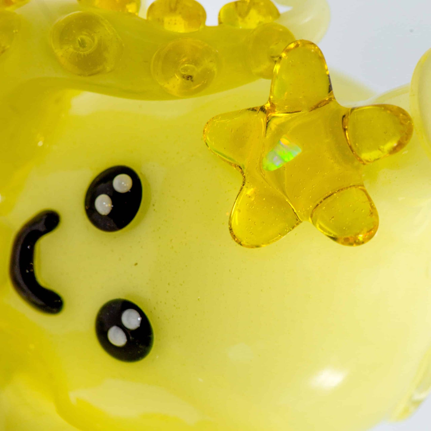 artisan-crafted design of the Full Color Octopus Rig by Flame Princess Glass
