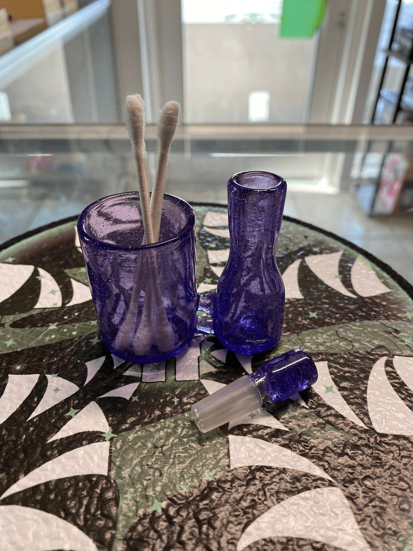 luxurious art piece - Purple Lollipop Terp Station by Alexander the Great