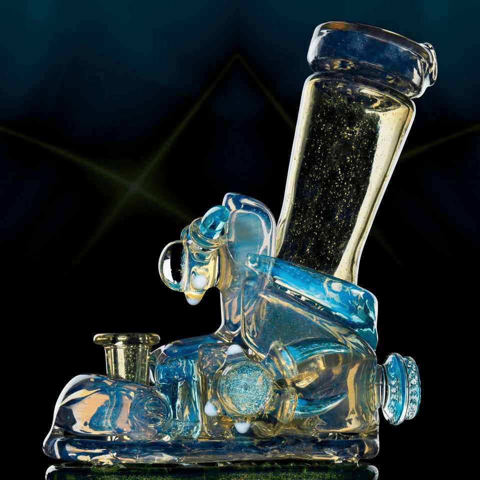 exquisite design of the Warlock Dunk Collab Rig by Hoobs Glass x Alex Ubatuba
