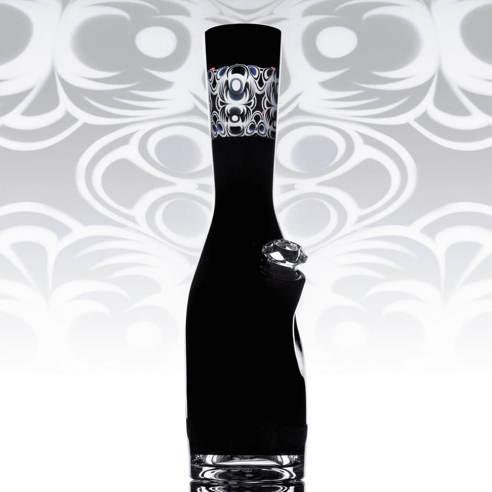exquisite design of the Collab Sake Bottle Rig by TK Happa x Yoshinori Kondo