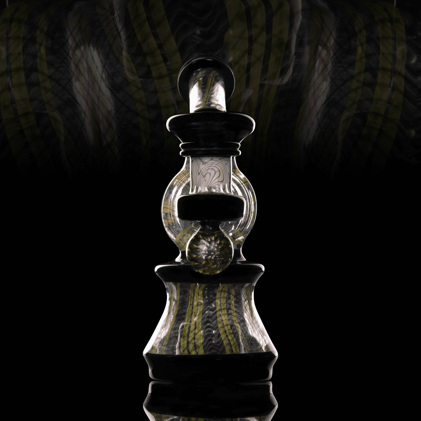 innovative design of the Wormhole Rig by JD Maplesden x Doomsday Glass