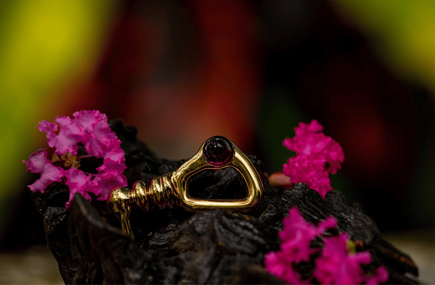 luxurious art piece - Medium Simple Gold Key by Sakibomb