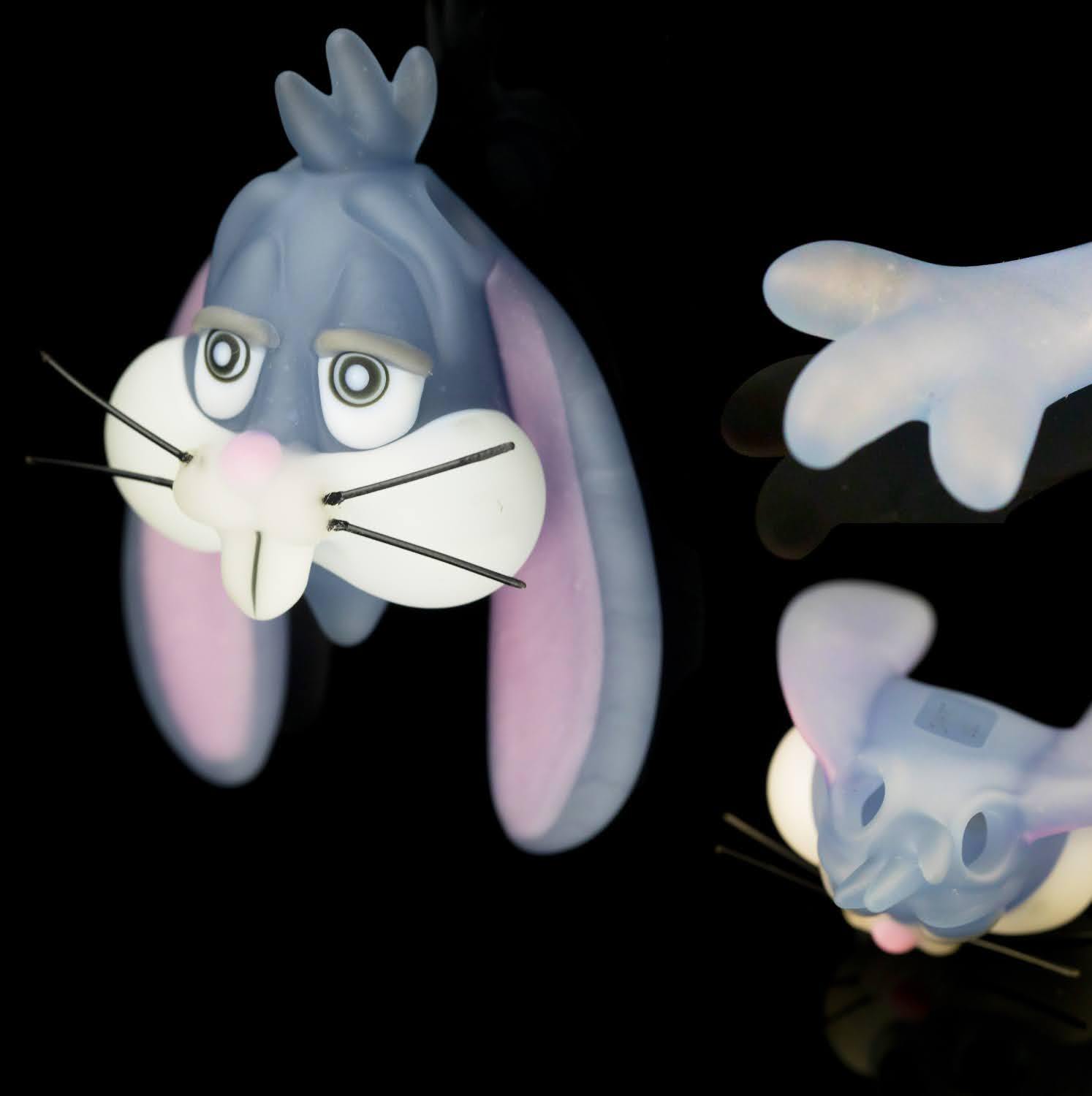 sophisticated design of the Bugs with Mushrooms Rig Set w/ Matching Dabber & Pendant by JSmart Glass