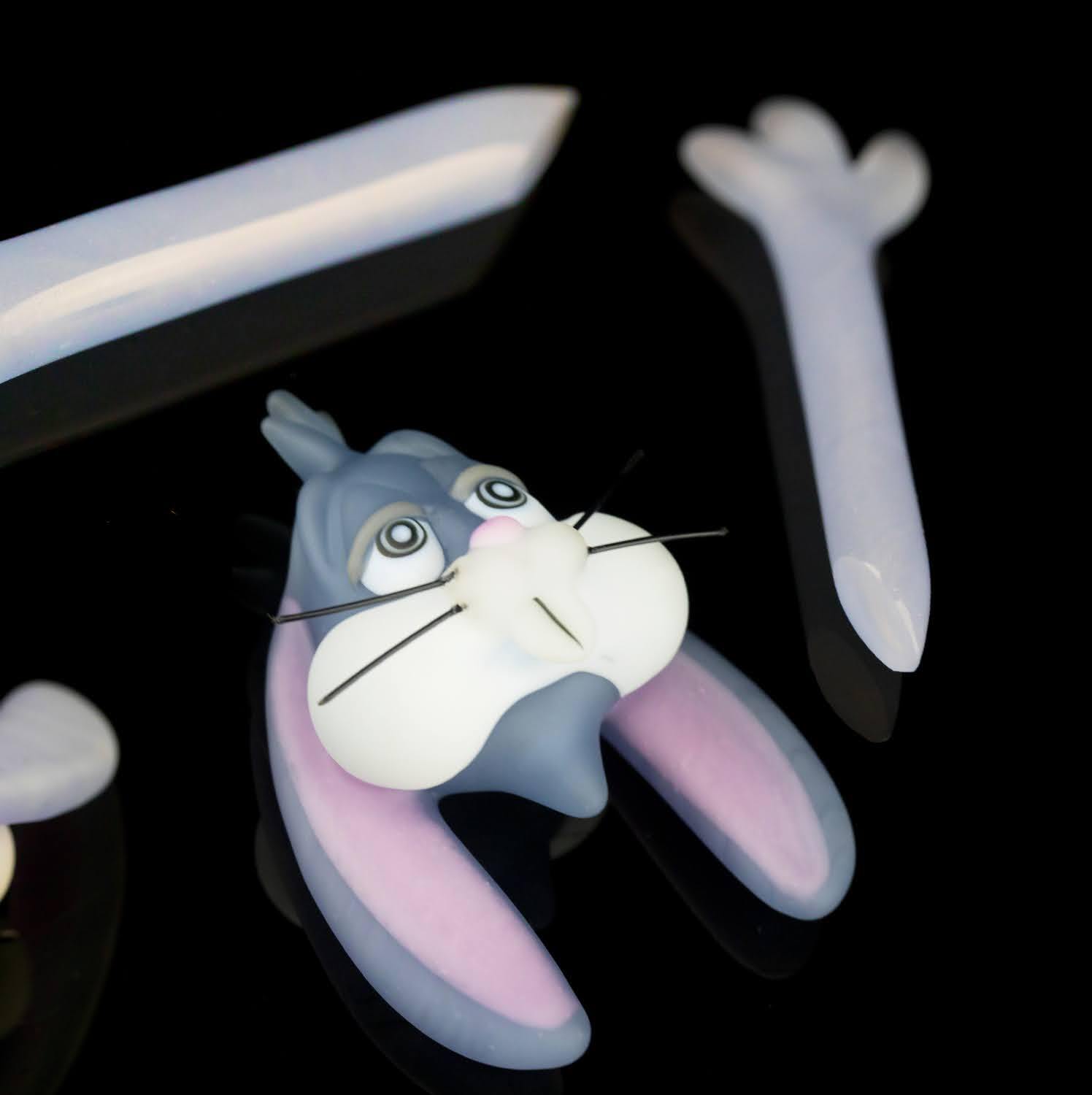 sophisticated design of the Bugs with Mushrooms Rig Set w/ Matching Dabber & Pendant by JSmart Glass