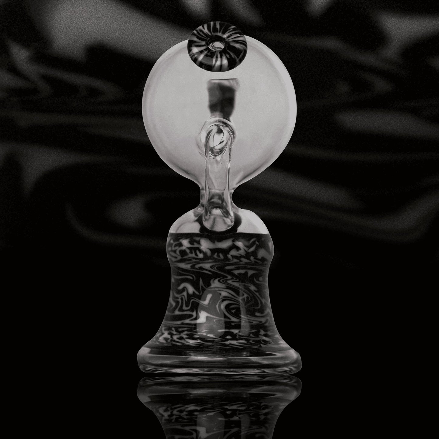 sophisticated art piece - Black and White Uzumaki Recycler by TK Happa
