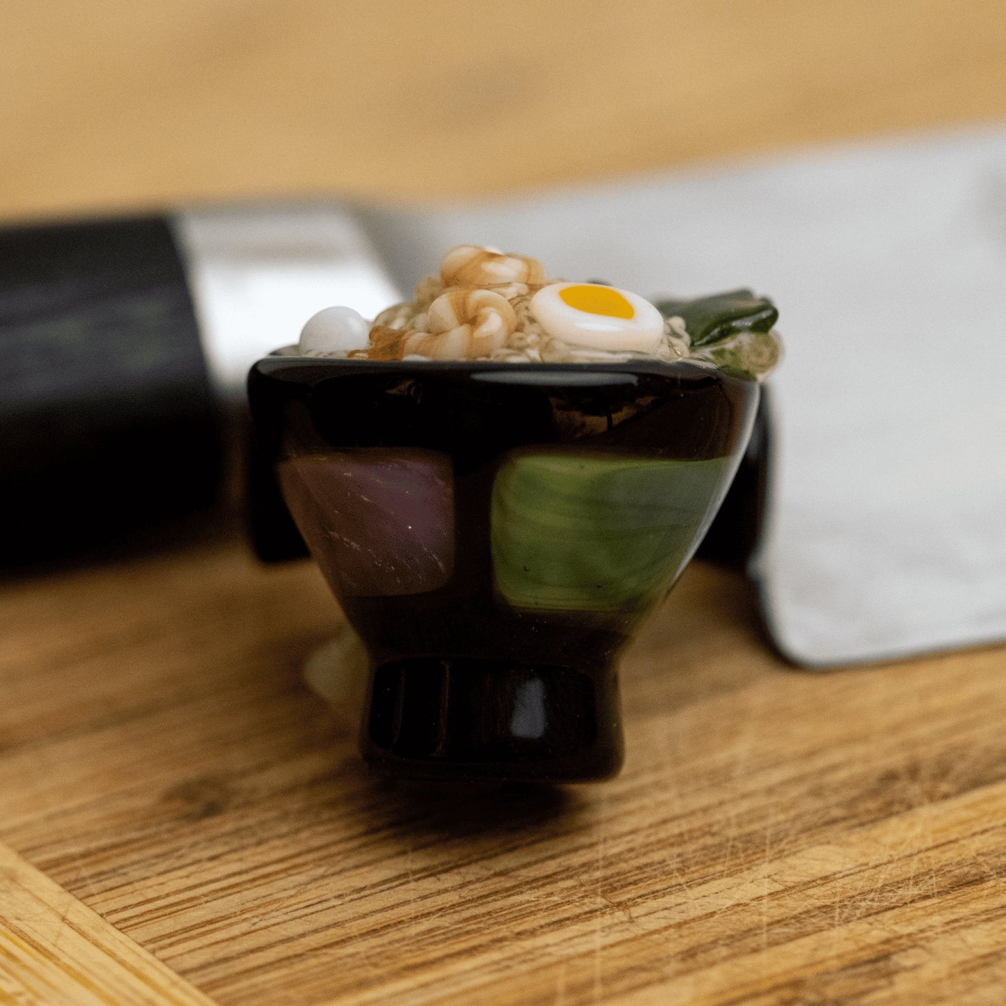 innovative glass pendant - Large Switch Axis Incalmo UV Ramen Pendant by Dojo Glass