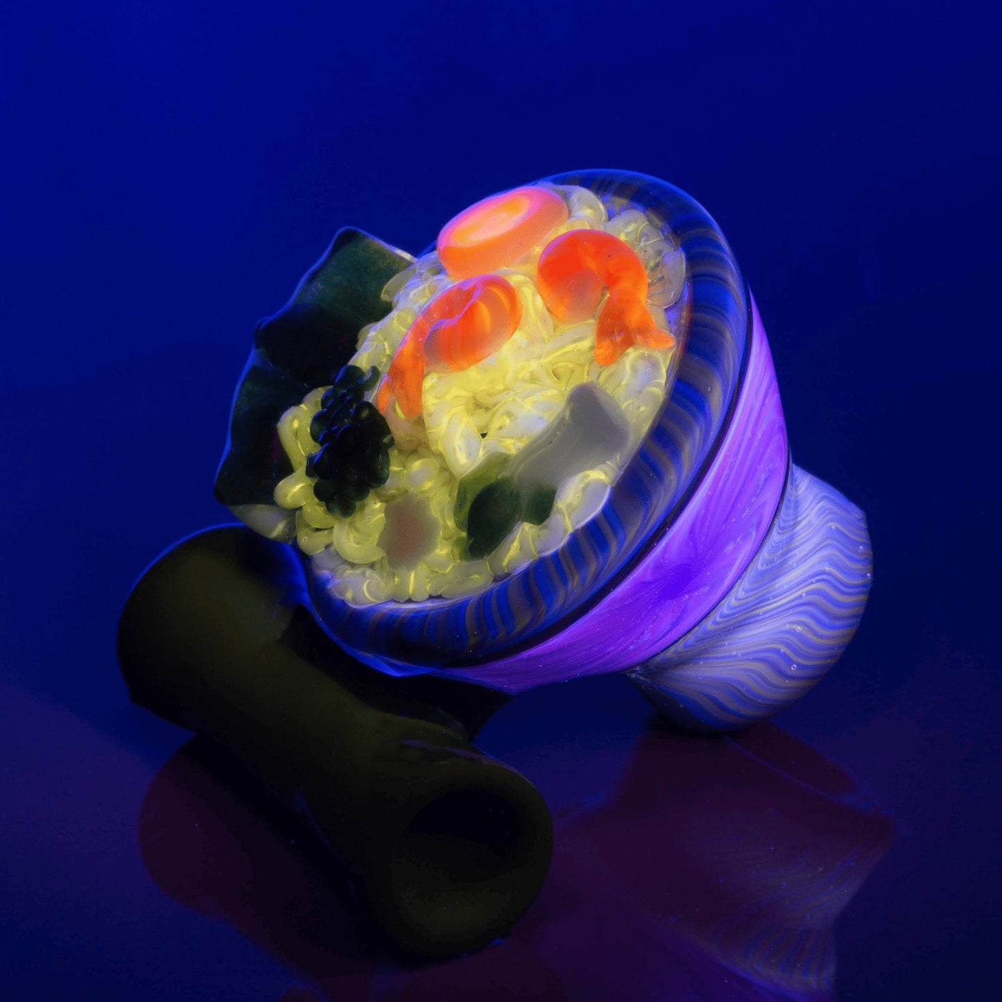 innovative glass pendant - Large Switch Axis Incalmo UV Ramen Pendant by Dojo Glass