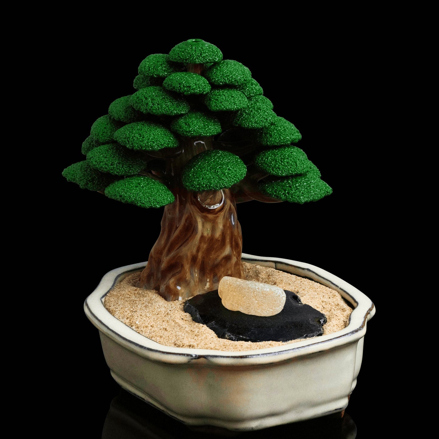 heady art piece - Classic Bonsai Tree (#47) by Bubbles the Butcher