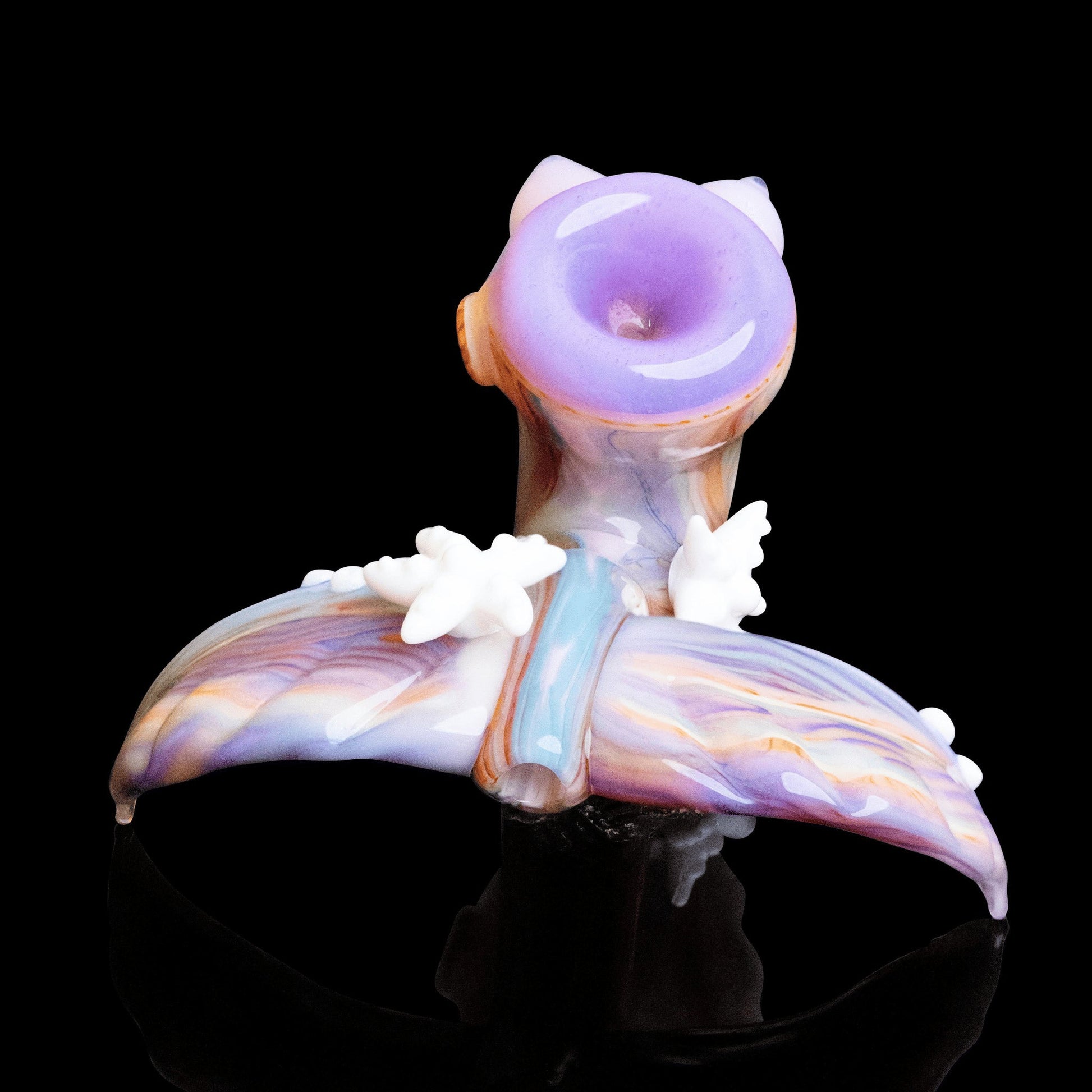 hand-blown art piece - Miami Beach Merlock & Joint Tip by Trip A (2021)