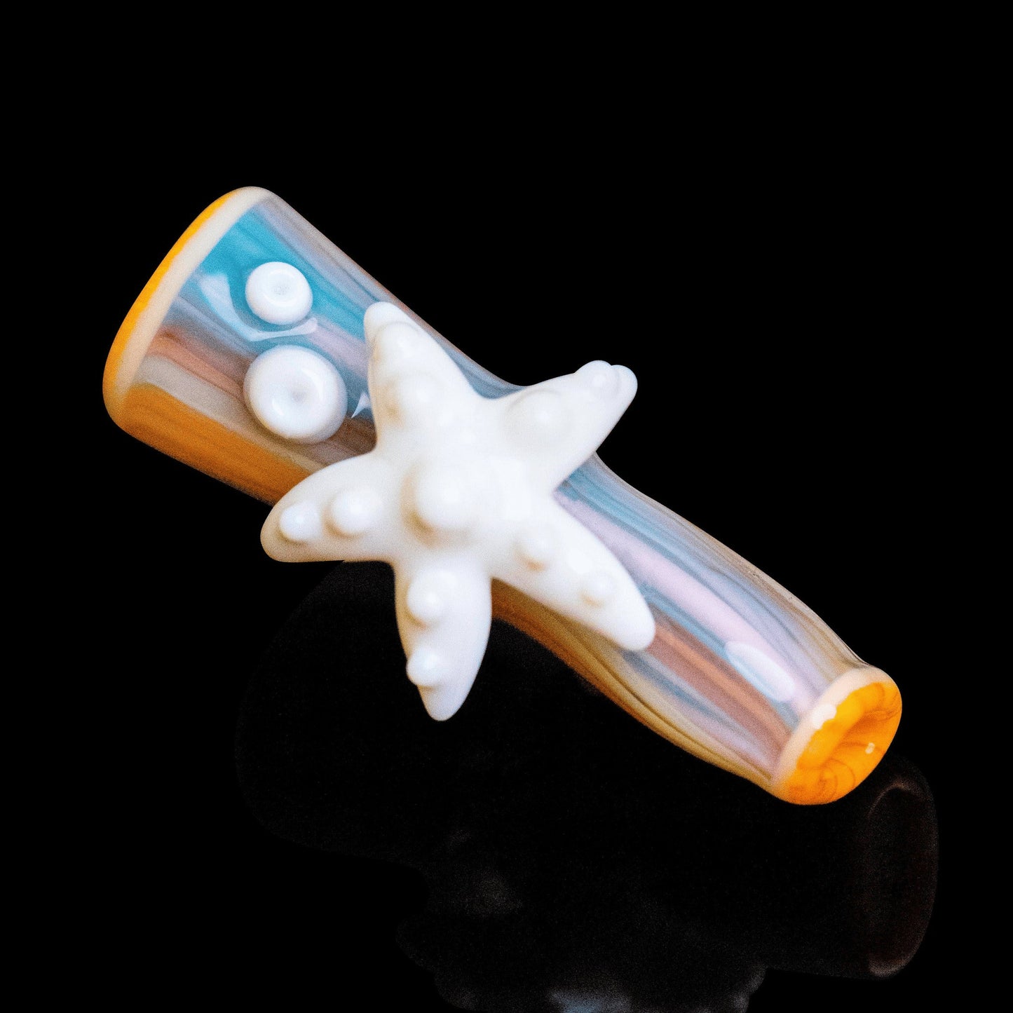 hand-blown art piece - Miami Beach Merlock & Joint Tip by Trip A (2021)