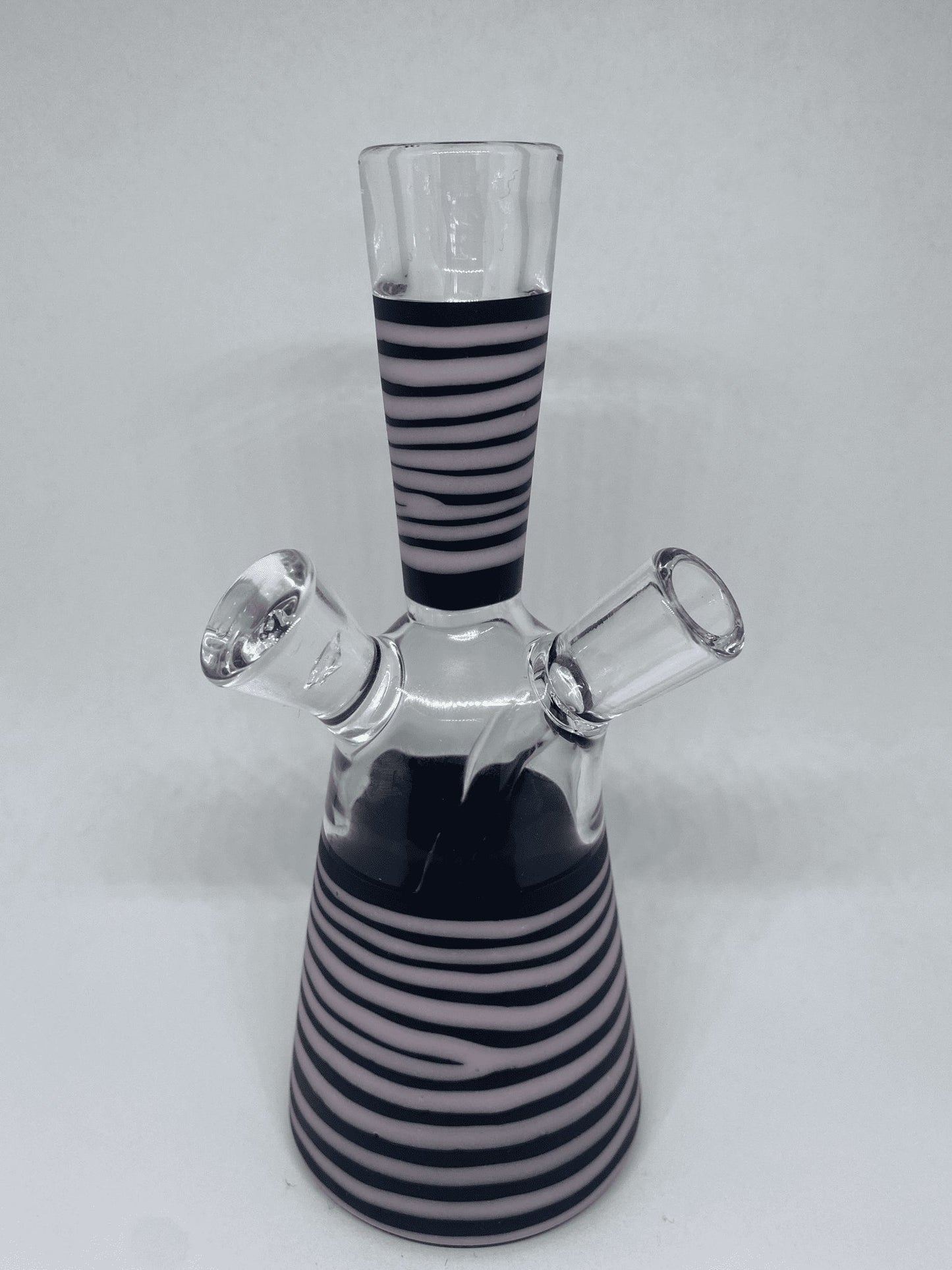 meticulously crafted art piece - Lavender Diamond Series Zoo Tube (B) by Robertson Glass (2021)