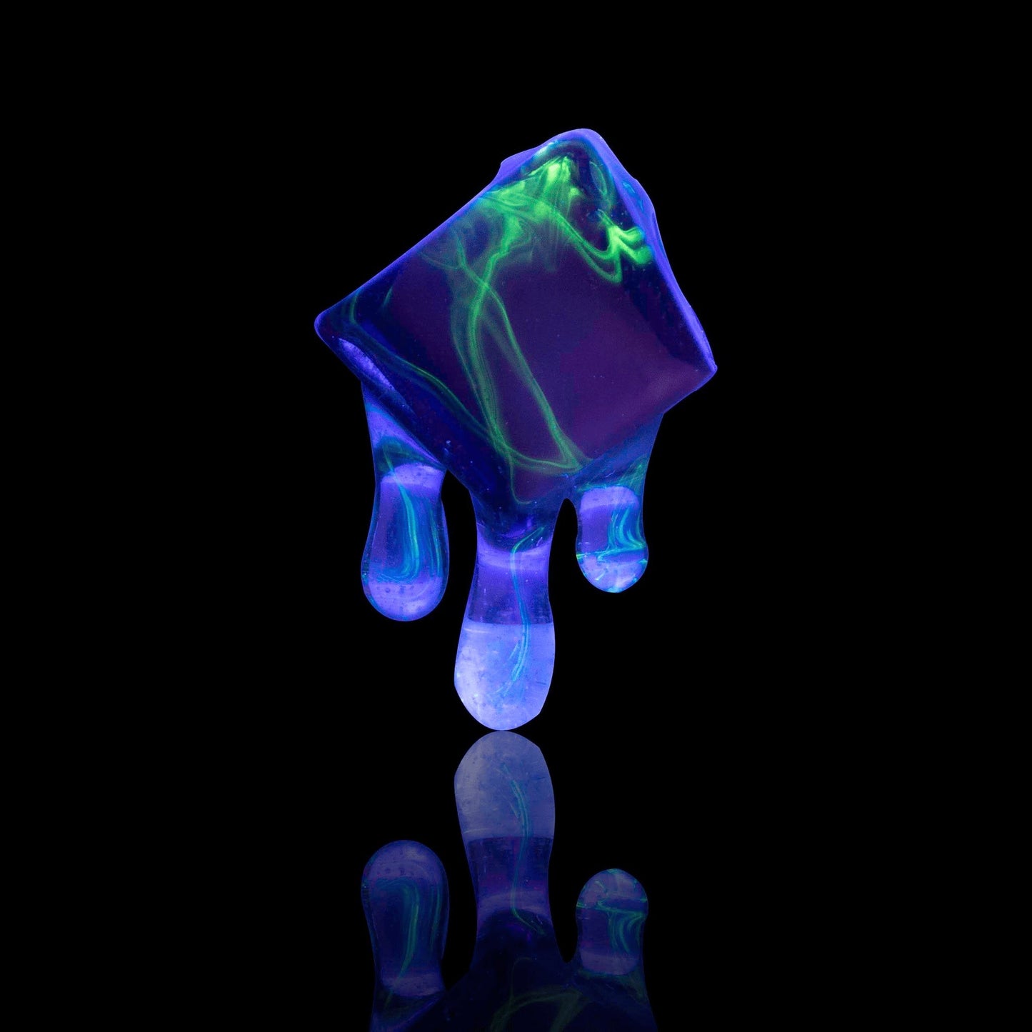 hand-blown glass pendant - Scribble Ice Cube Pendant (C) by Chaka x Scomo