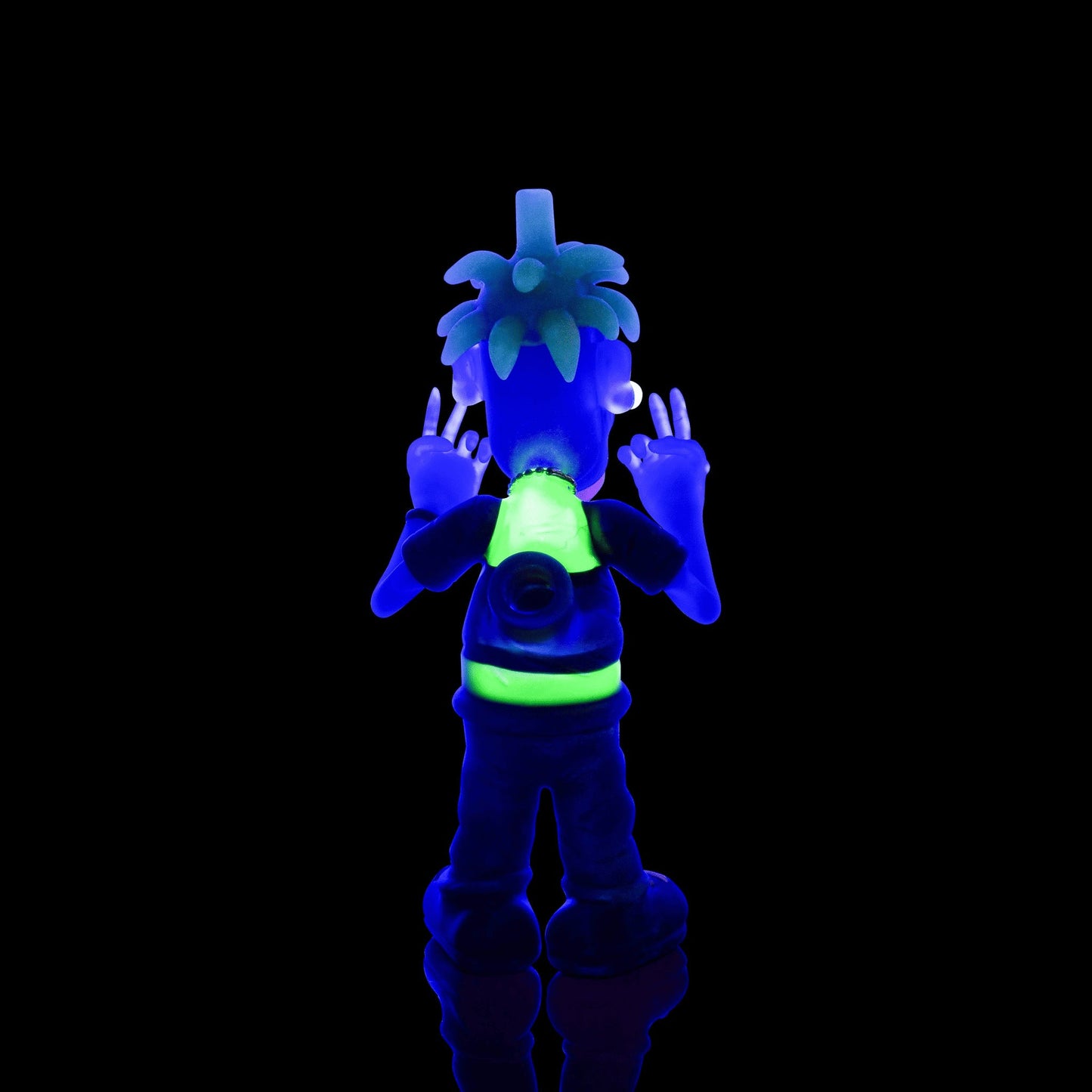 meticulously crafted glass pendant - Full Body Tripster w/ Opal Grill & Tripster Pendant #73 w/ Opal Grill by Ryder Glass (2022 Drop) (RESERVED FOR OSHAE)
